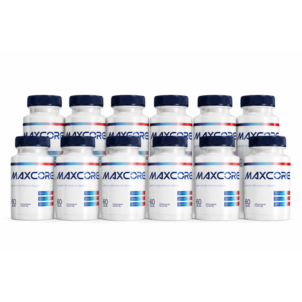 MaxCore - 12 Potes - 12 Meses de Tratamento