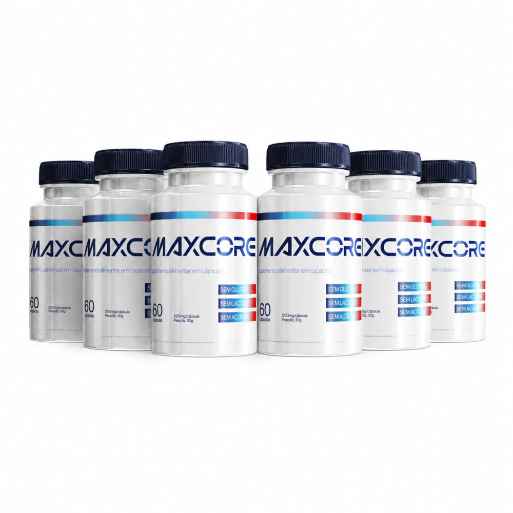 MaxCore - 6 Potes - 6 Meses de Tratamento