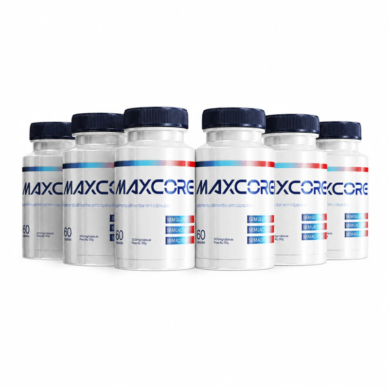 MaxCore - 6 Potes - 6 Meses de Tratamento